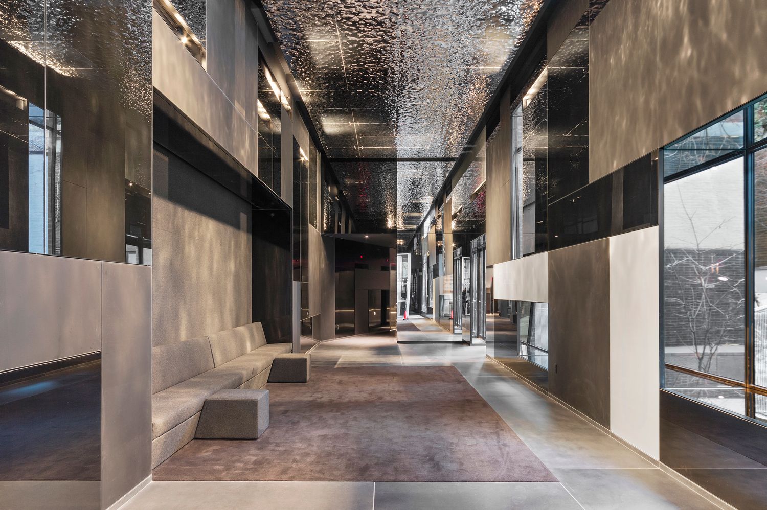 a view of a building with stairs