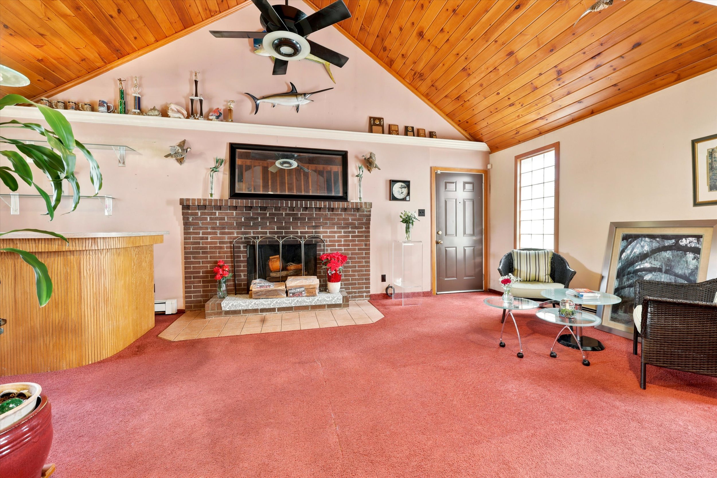 897 Pine Hill Avenue Philadelphia, PA 19115 - Photo 9 of 22 a living room with furniture and a fireplace