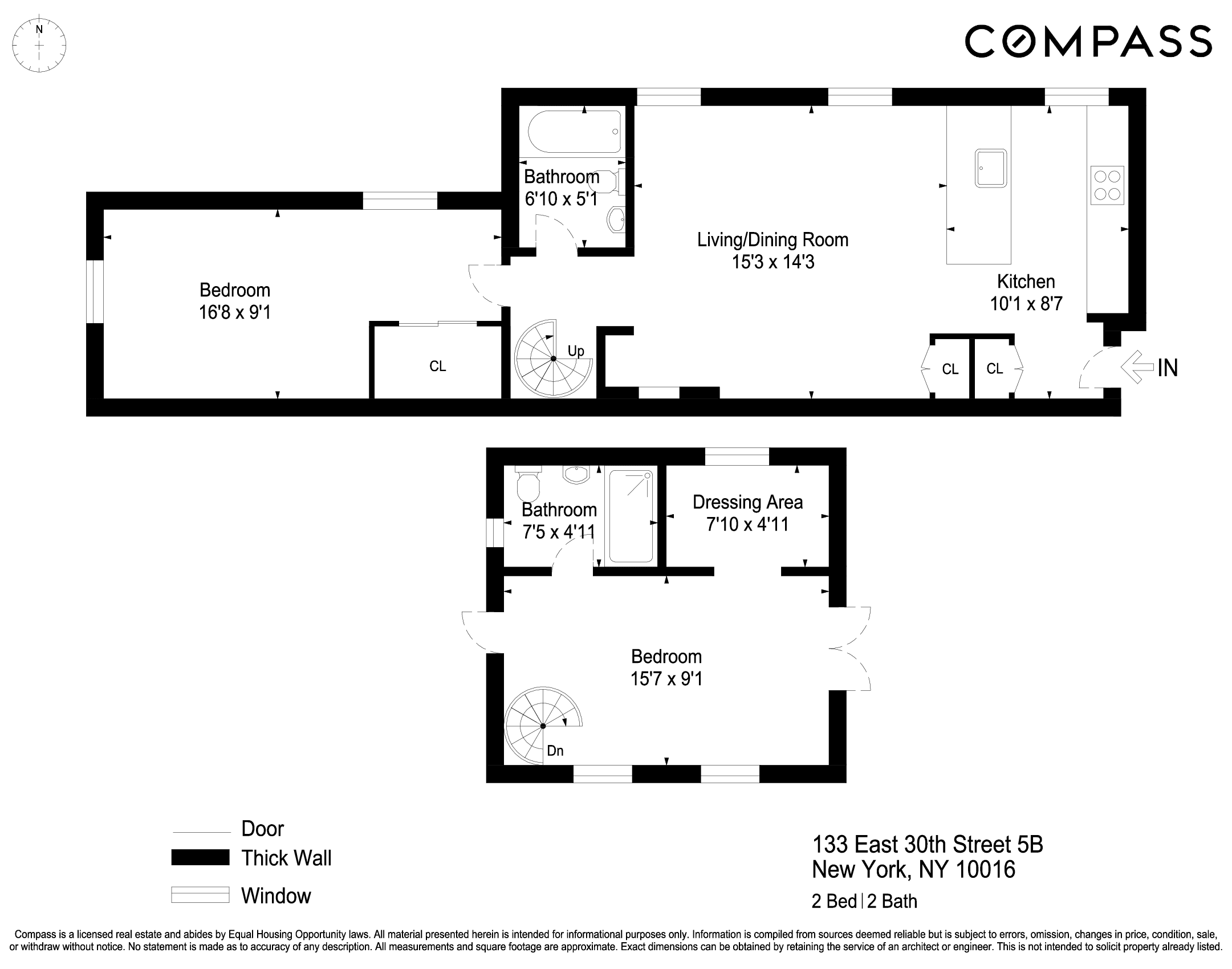 133 East 30th Street, Unit PH5B Manhattan, NY 10016 - Photo 24 of 24 a picture of a floor plan