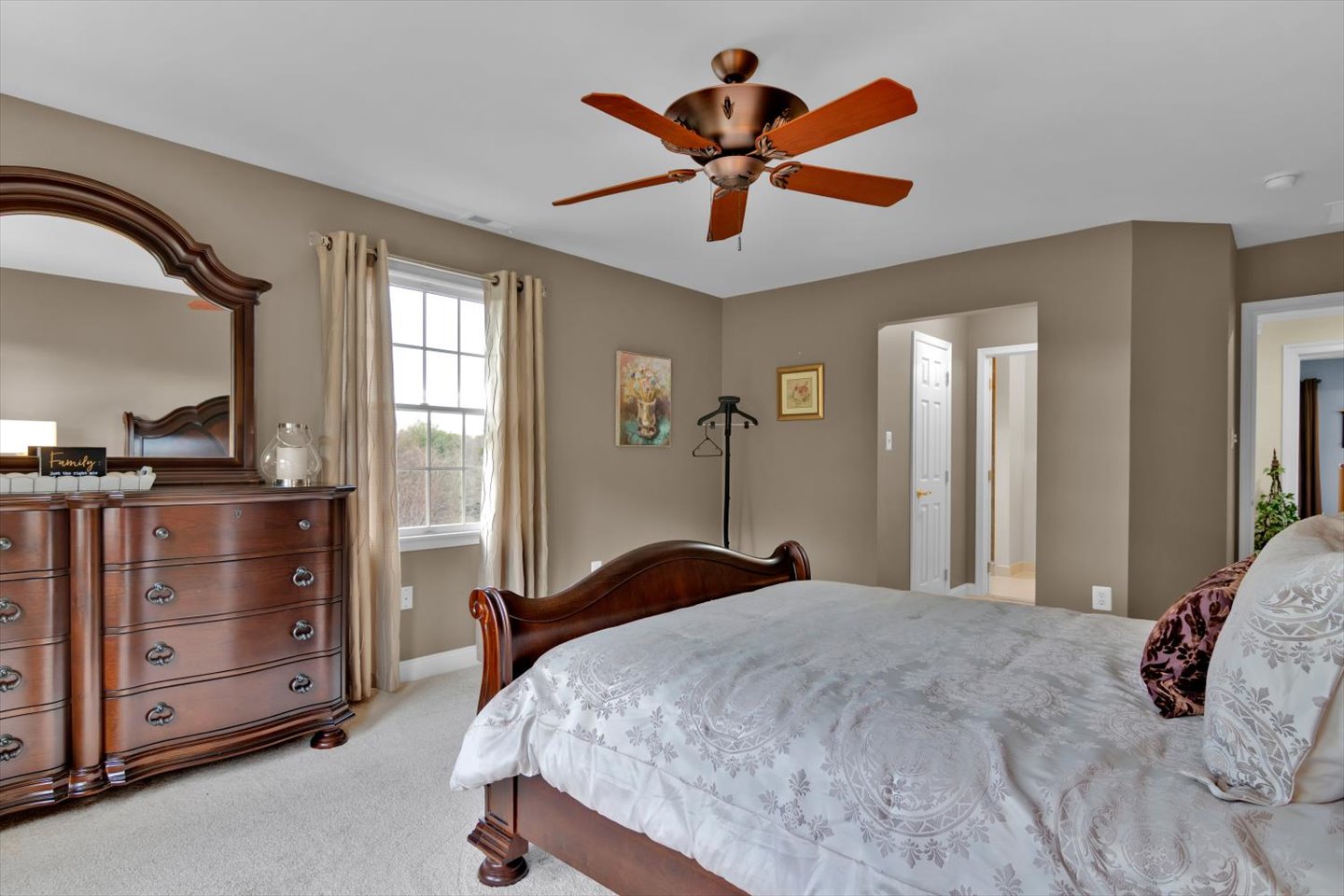 3 Pembroke Drive Voorhees, NJ 08043 - Photo 67 of 112 a bedroom with a bed and a large mirror