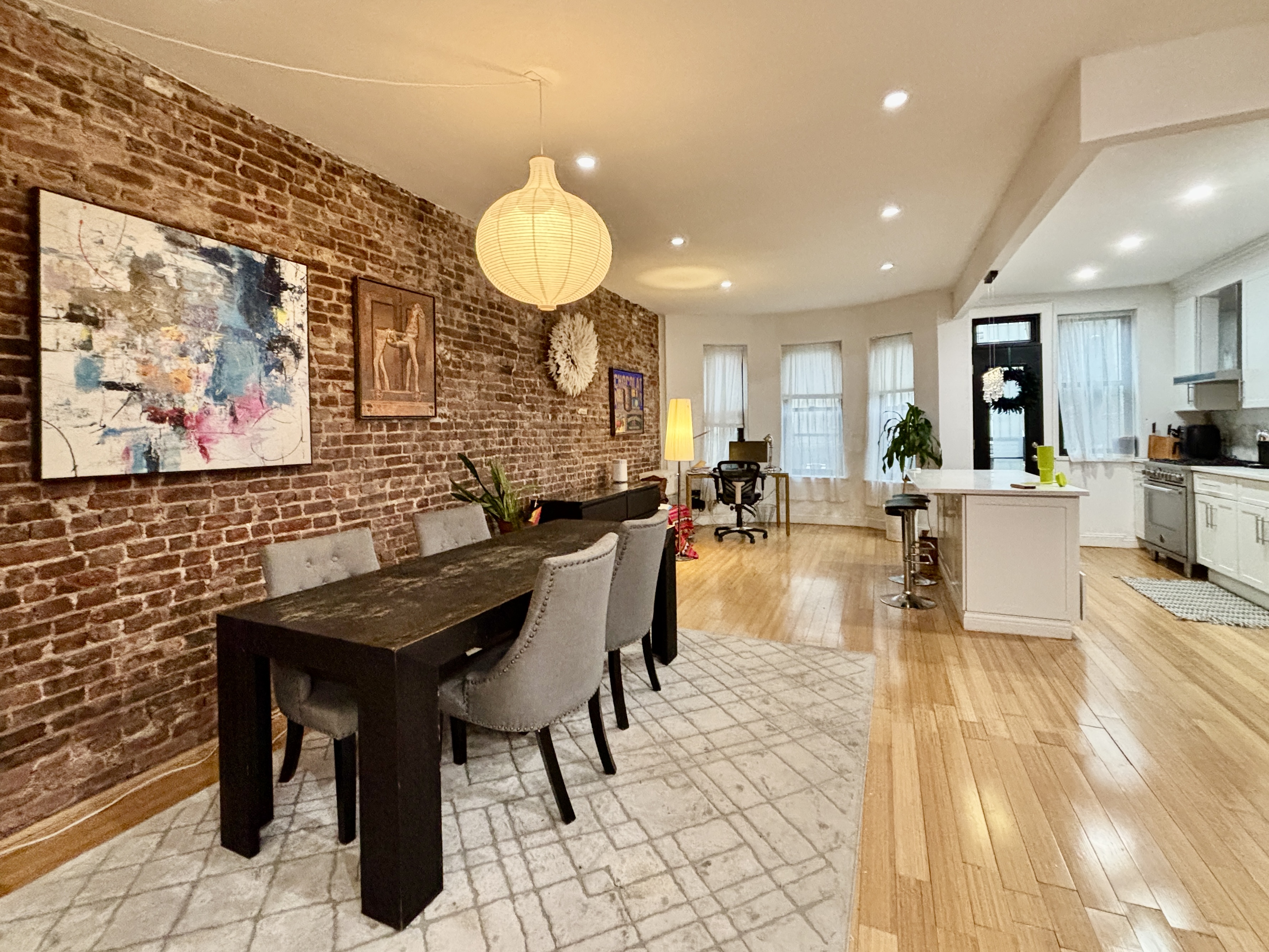 848 Macon Street, Unit PARLOR Brooklyn, NY 11233 - Photo 4 of 10 a view of a dining room with furniture