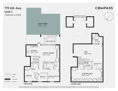 $2,200,000 | 719 6th Avenue, Unit 1 | Greenwood Heights