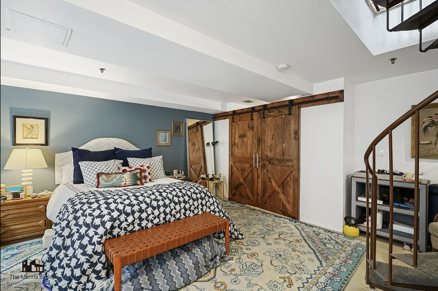 30 Devoe Street, Unit 1B Brooklyn, NY 11211 - Photo 9 of 12 a bedroom with a bed and dresser with mirror