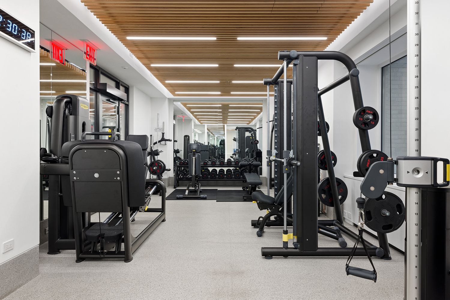 115 Central Park West, Unit 18JK Manhattan, NY 10023 - Photo 17 of 25 a view of a room with gym equipment