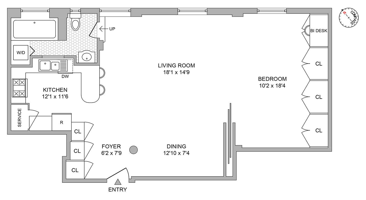 299 Riverside Drive, Unit 6B Manhattan, NY 10025 - Photo 7 of 7 Gallery Image 7