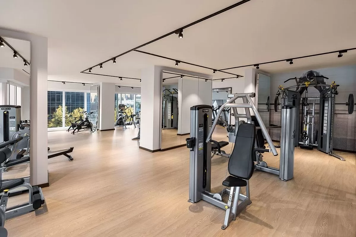 1 West End Avenue, Unit 10A Manhattan, NY 10023 - Photo 27 of 38 a view of a room with gym equipment