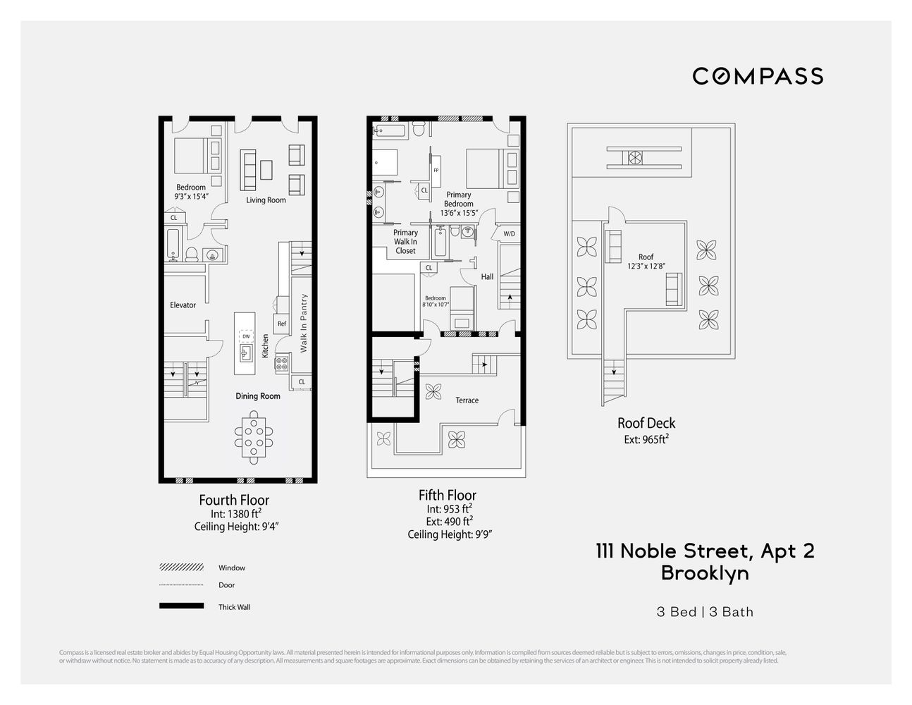 111 Noble Street, Unit 2 Brooklyn, NY 11222 - Photo 12 of 13 a picture of a wall with a large screen