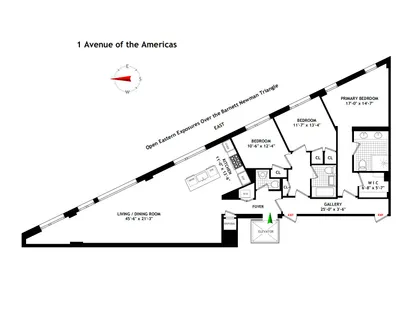 $3,500,000 | 1 Avenue Of The Americas, Unit 4N | TriBeCa