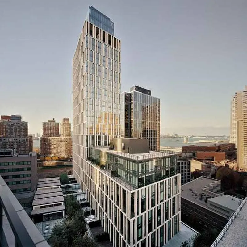 101 Warren Street, Unit 840 Manhattan, NY 10007 - Photo 15 of 16 a view of balcony with city view