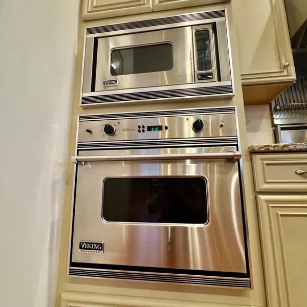 a close view of a stove top oven
