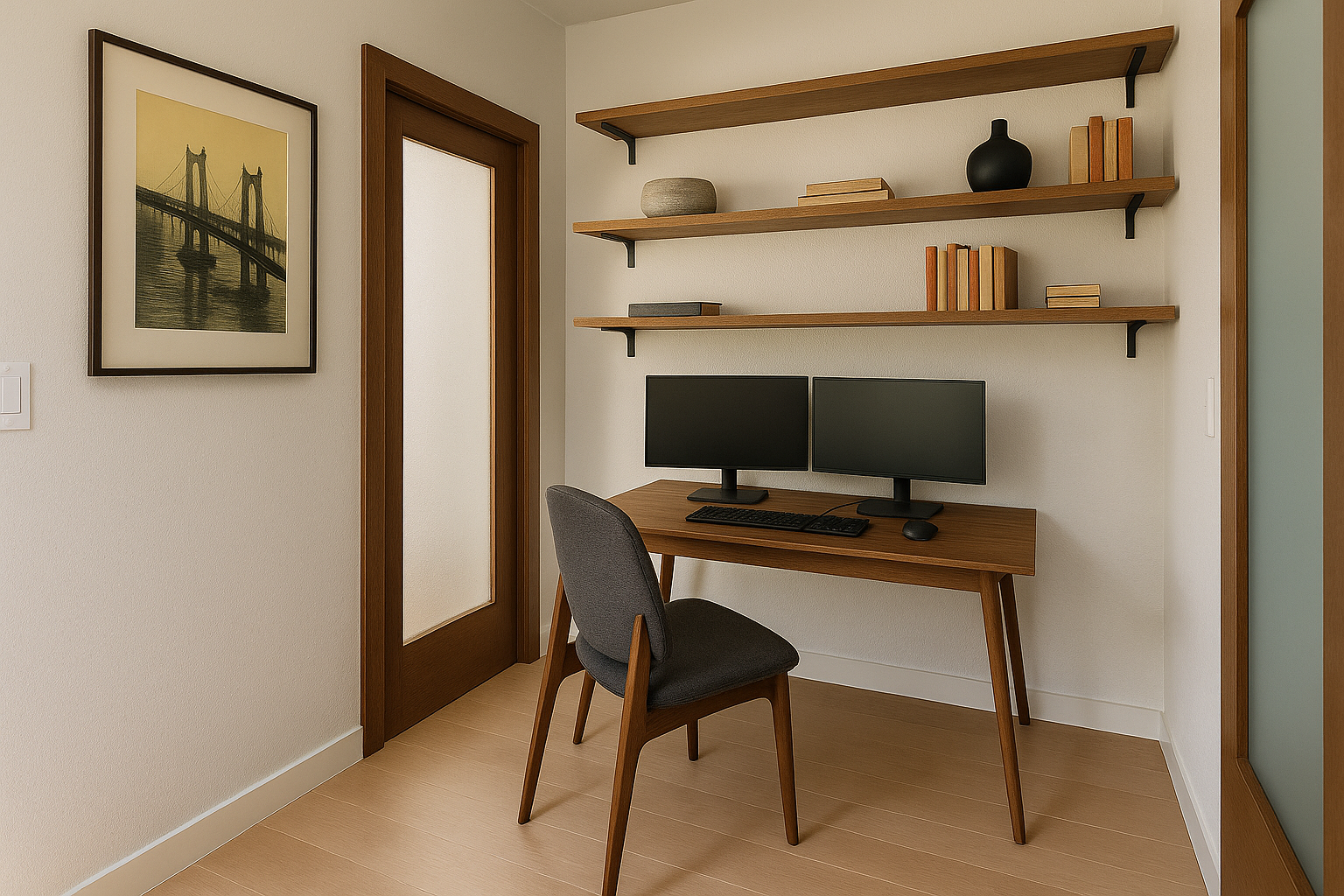 808 Broadway, Unit 4K Manhattan, NY 10003 - Photo 3 of 7 a view of a workspace with furniture