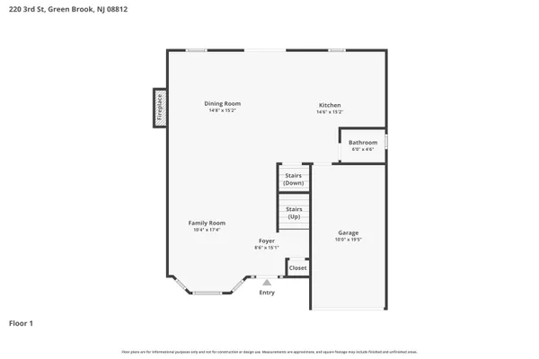 $850,000 | 220 3rd Street, Green Brook, NJ 07059