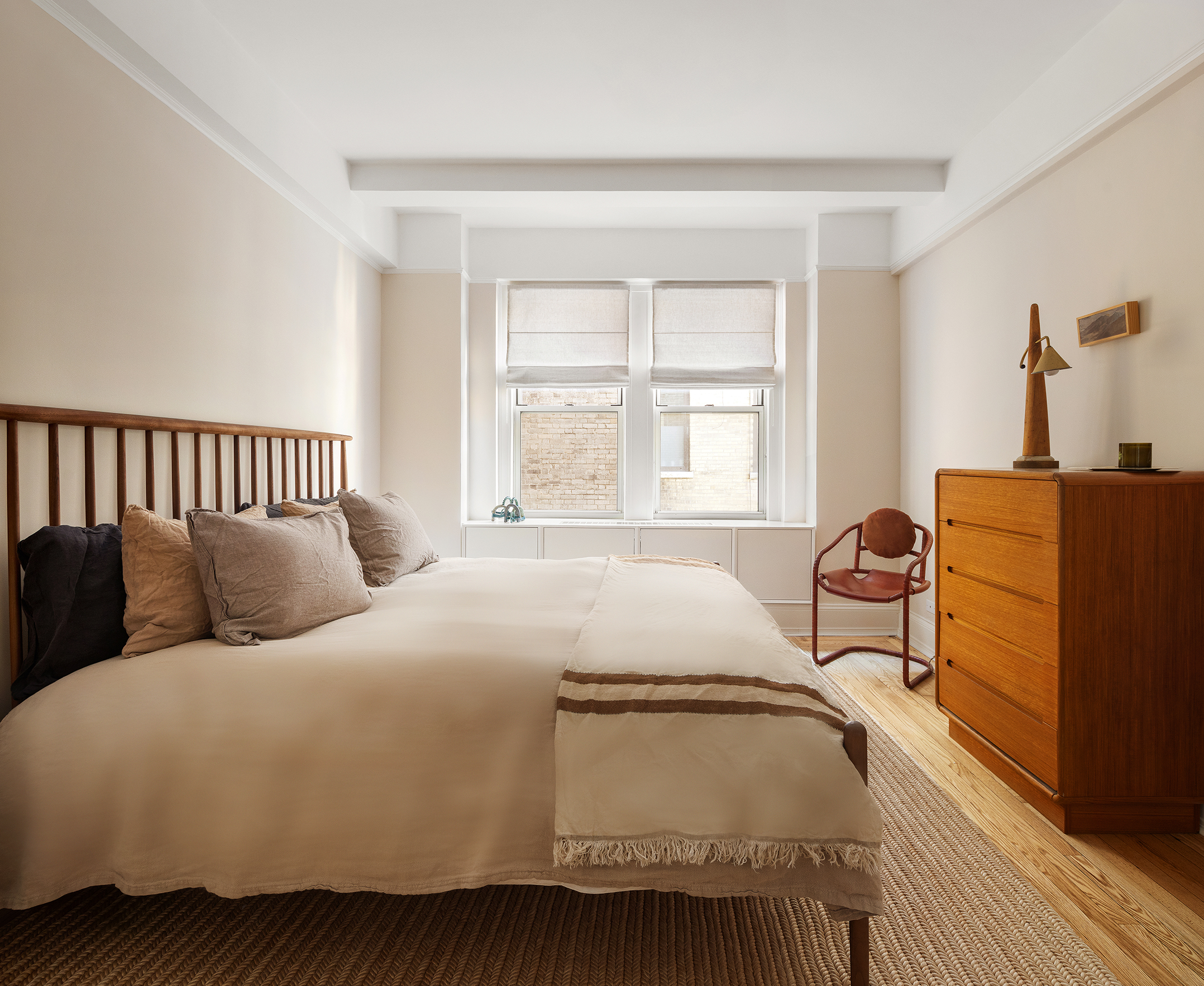 44 Gramercy Park North, Unit 15D Manhattan, NY 10010 - Photo 9 of 11 a bedroom with a bed and wooden floor