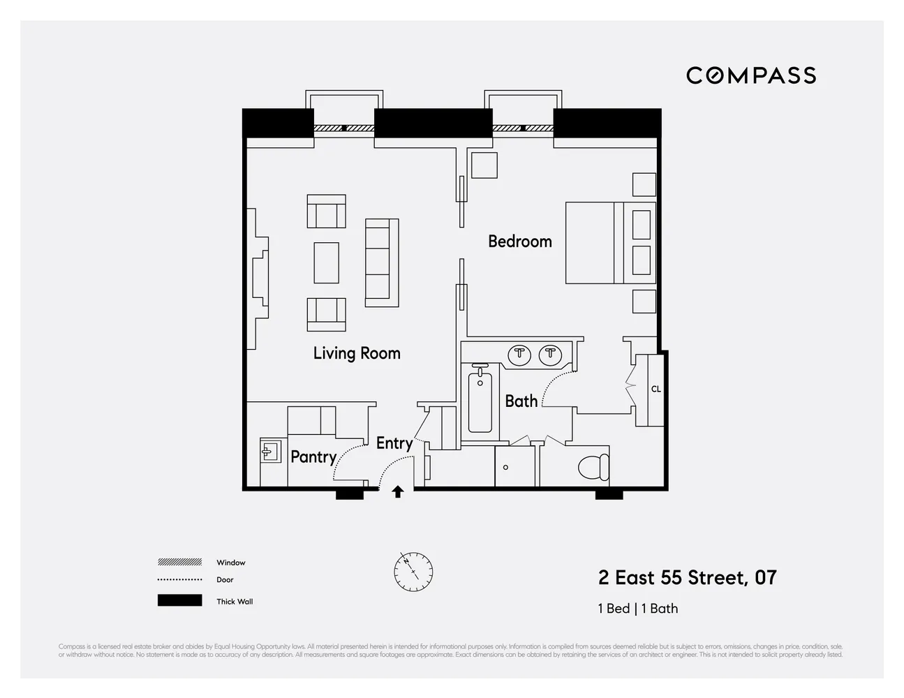 $135,000 | 2 East 55th Street, Unit 907W13 | Midtown East