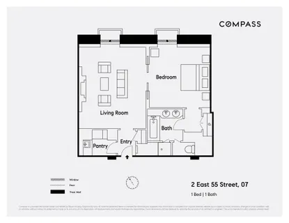 $135,000 | 2 East 55th Street, Unit 907W13 | Midtown East
