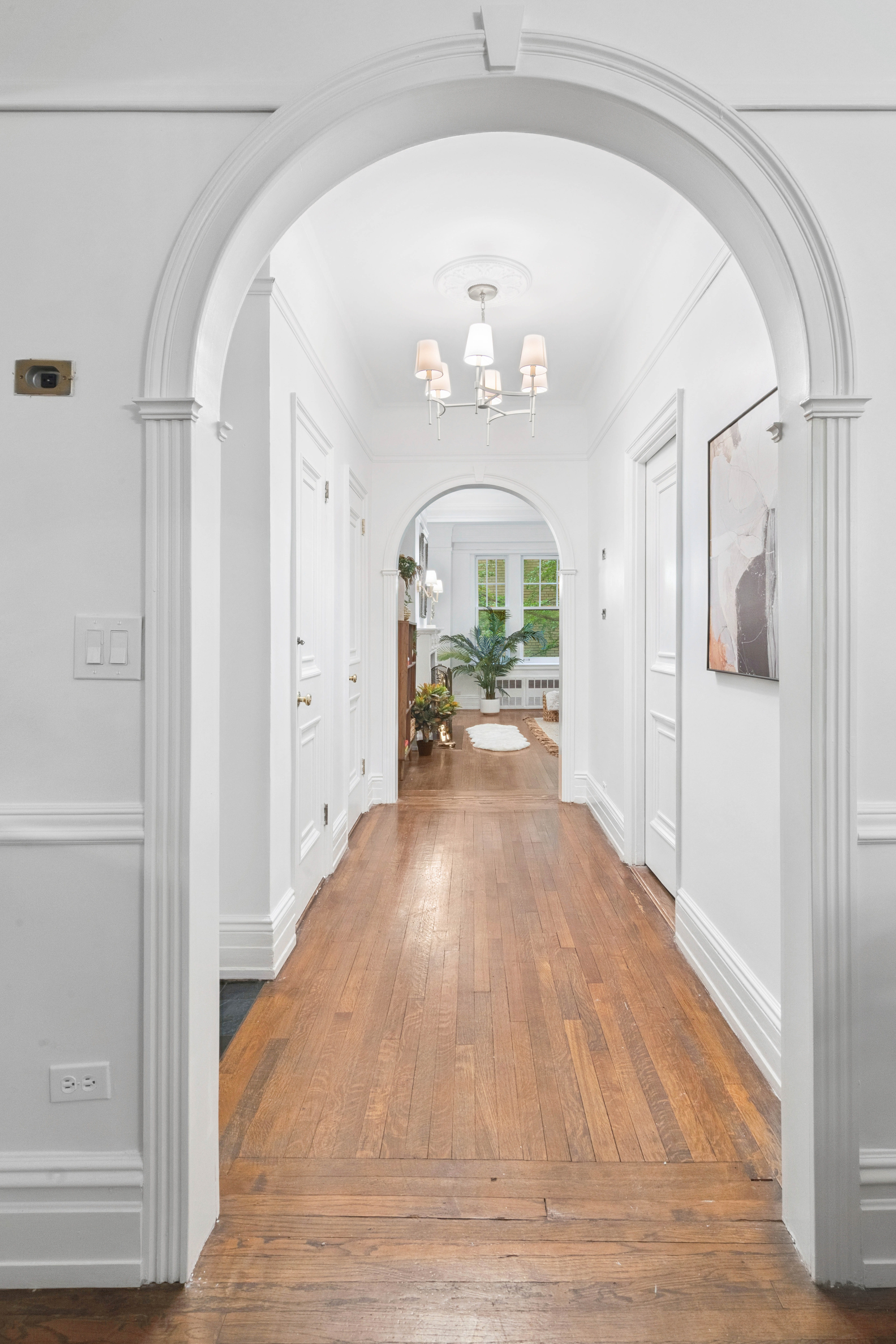 444 East 57th Street, Unit 5C Manhattan, NY 10022 - Photo 7 of 13 a view of a hallway view with staircase