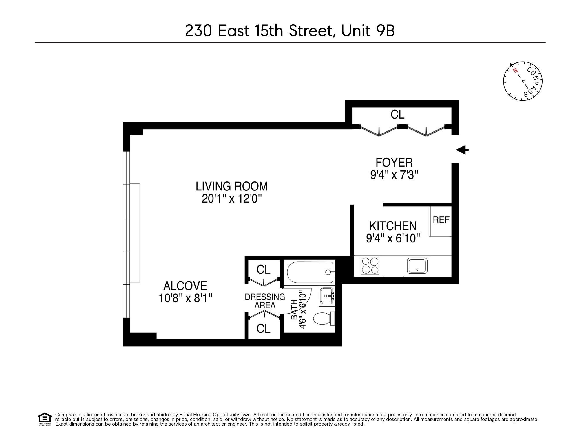 230 East 15th Street, Unit 9B Manhattan, NY 10003 - Photo 15 of 15 a picture of wall with lots of white and white walls