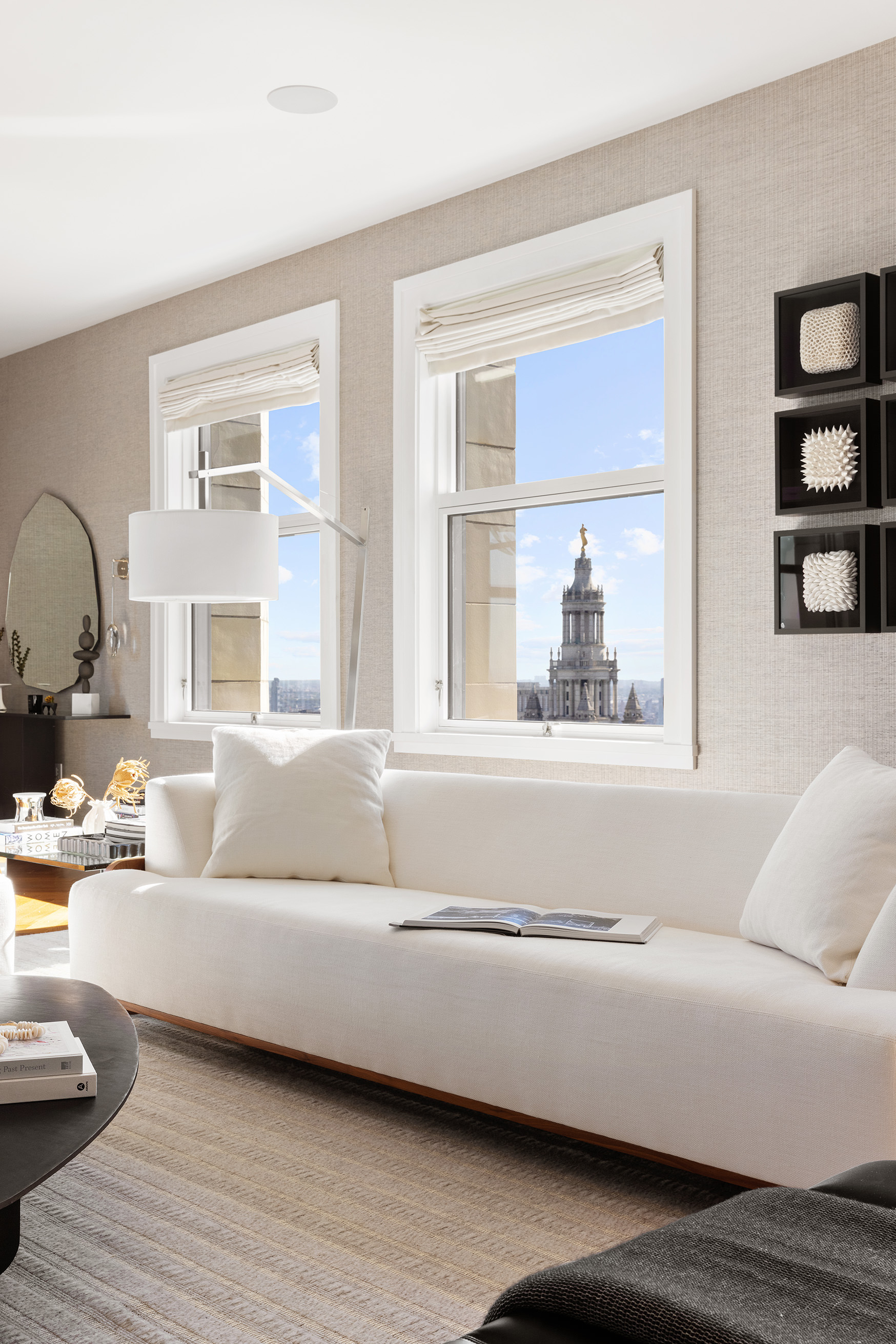 2 Park Place, Unit 35A Manhattan, NY 10007 - Photo 3 of 21 a living room with furniture and a window