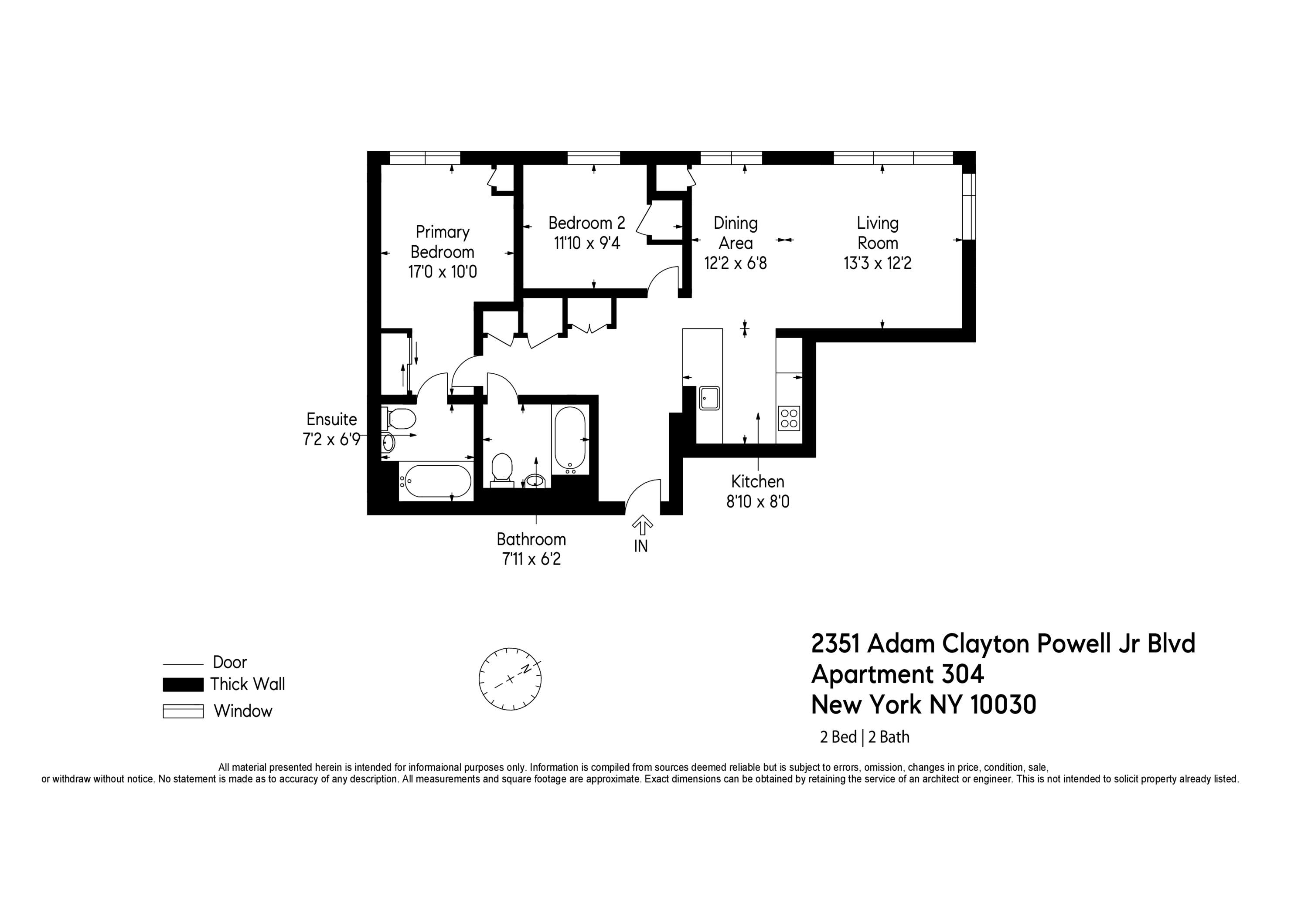2351 Adam Clayton Powell Jr Boulevard, Unit 304 Manhattan, NY 10030 - Photo 12 of 12
