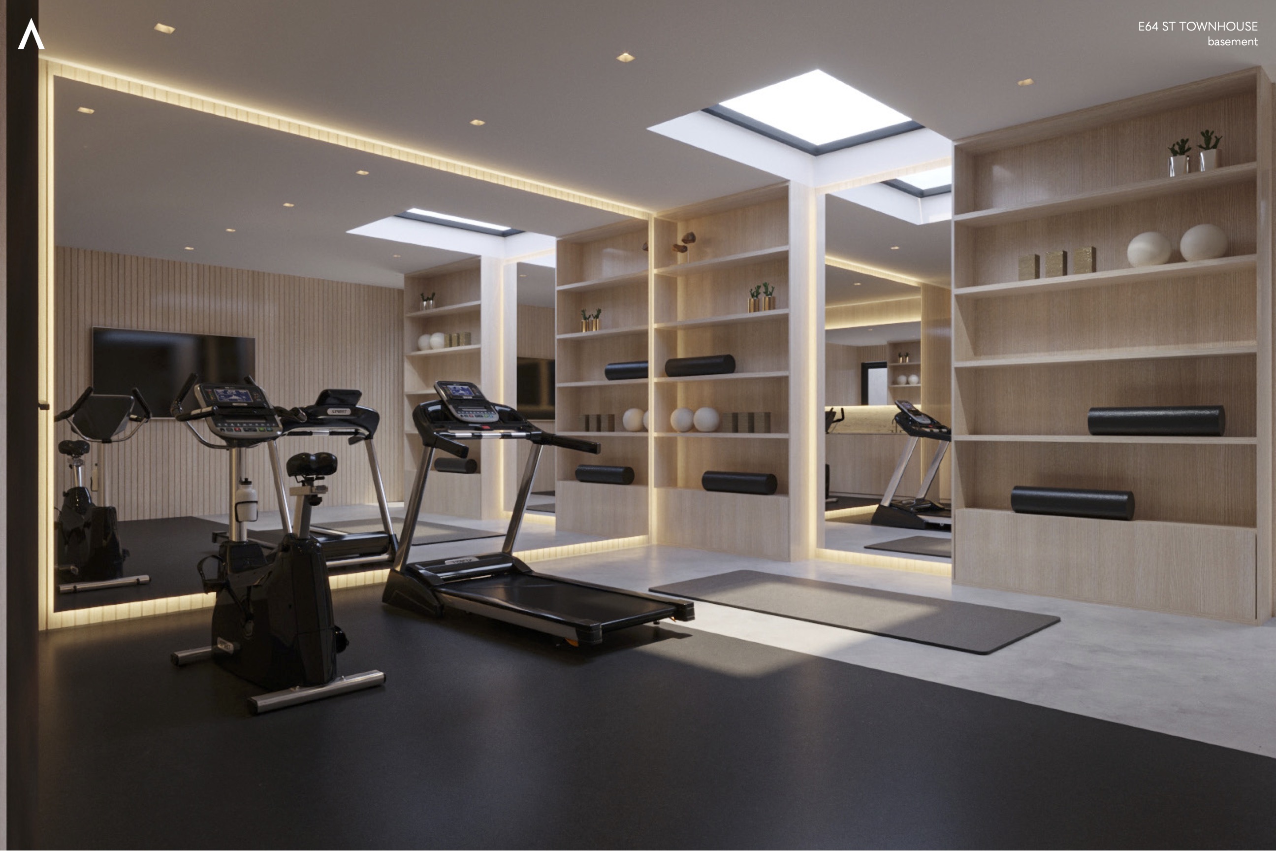 105 East 64th Street Manhattan, NY 10065 - Photo 15 of 29 a view of a room with gym equipment
