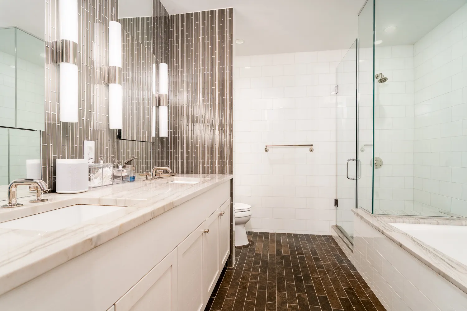 a bathroom with a sink and a shower