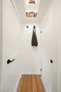 a view of a walk in closet