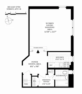 $379,000 | 303 East 37th Street, Unit 3B | Murray Hill