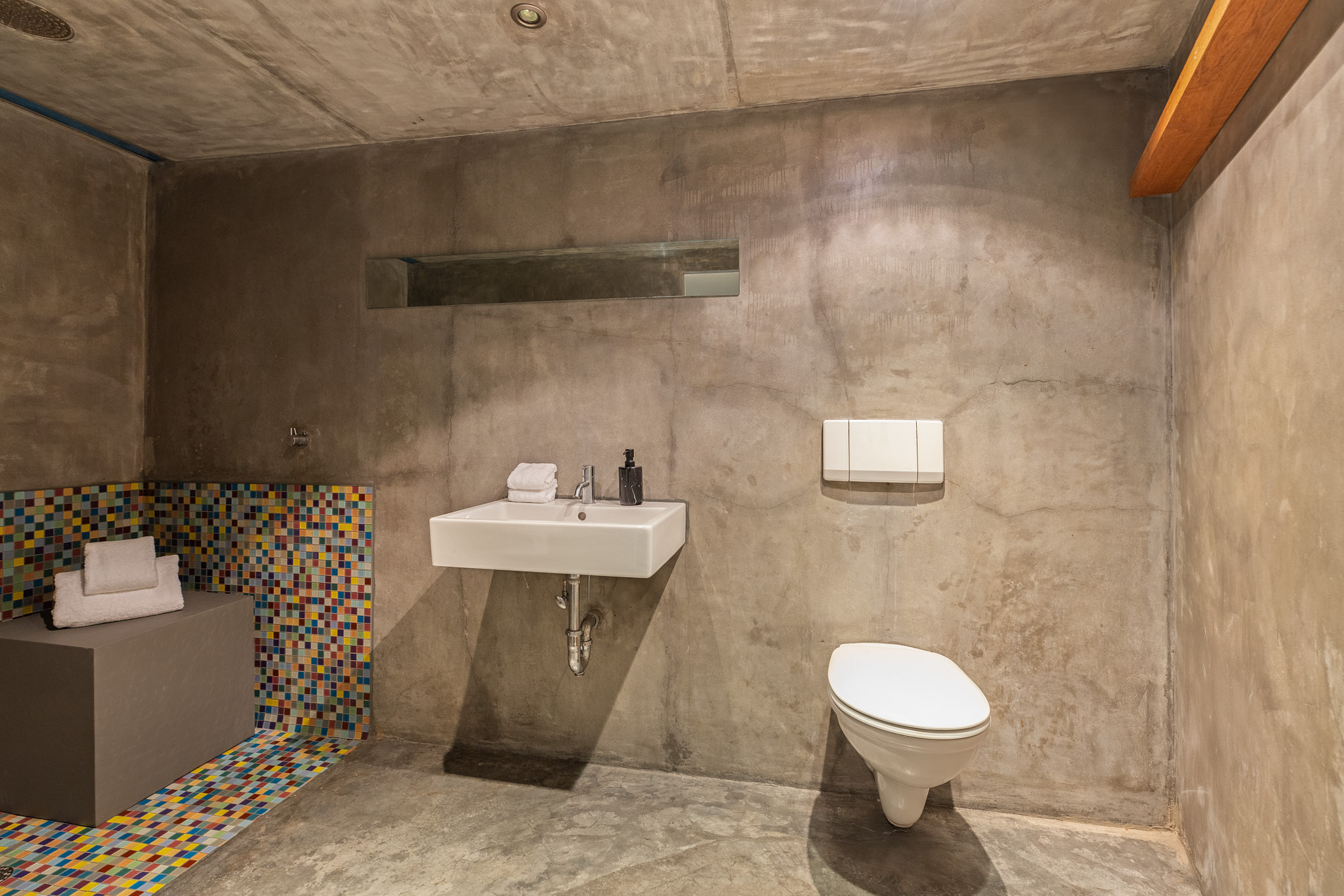 377 West 11th Street, Unit 1D Manhattan, NY 10014 - Photo 9 of 22 a bathroom with a sink a toilet and shower