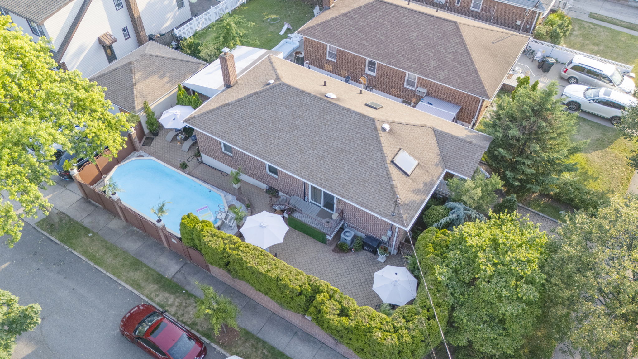 141-18 14th Avenue Queens, NY 11357 - Photo 24 of 26 an aerial view of a house with a yard