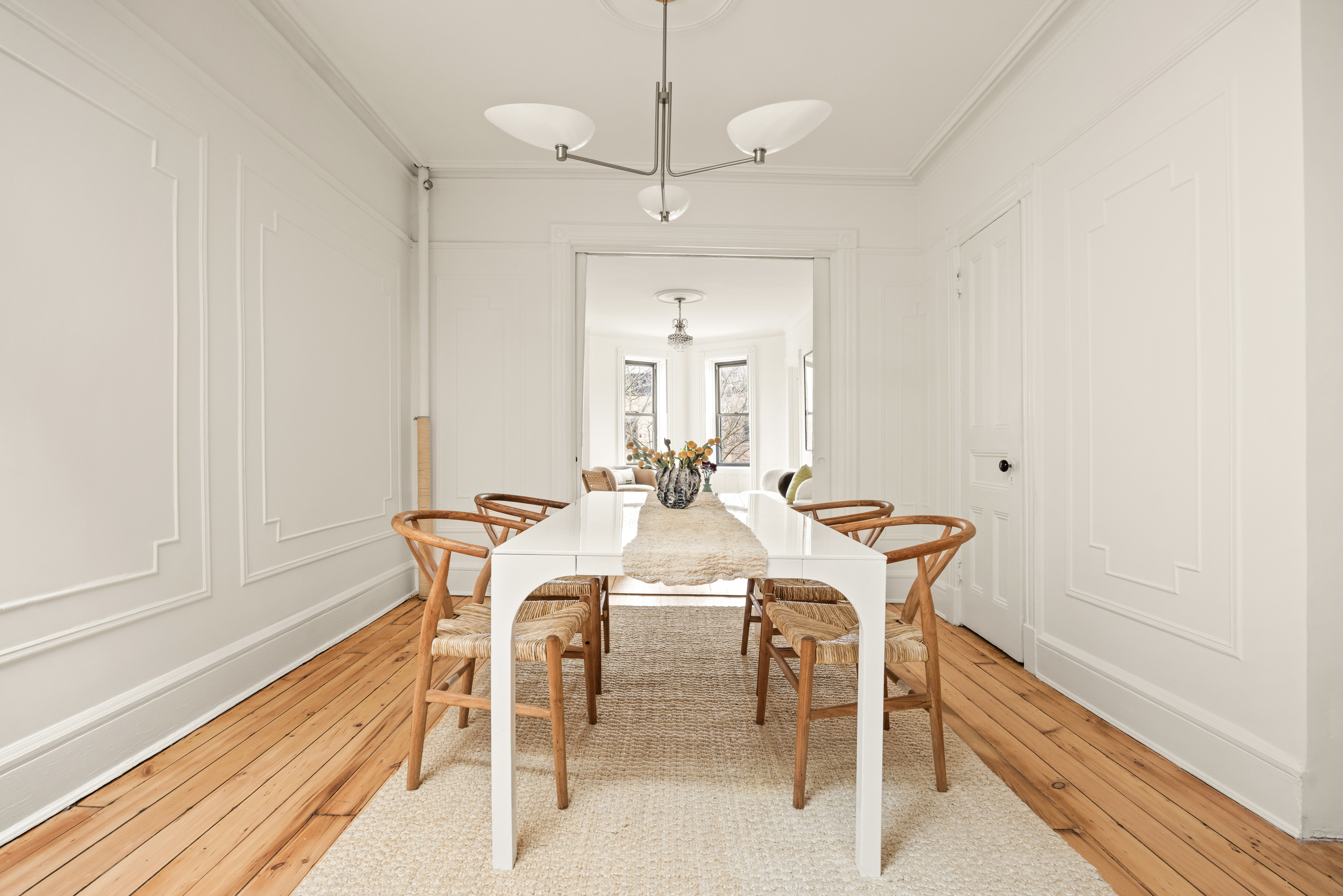 680 Carroll Street, Unit 4 Brooklyn, NY 11215 - Photo 5 of 17 a view of a dining room with furniture and wooden floor