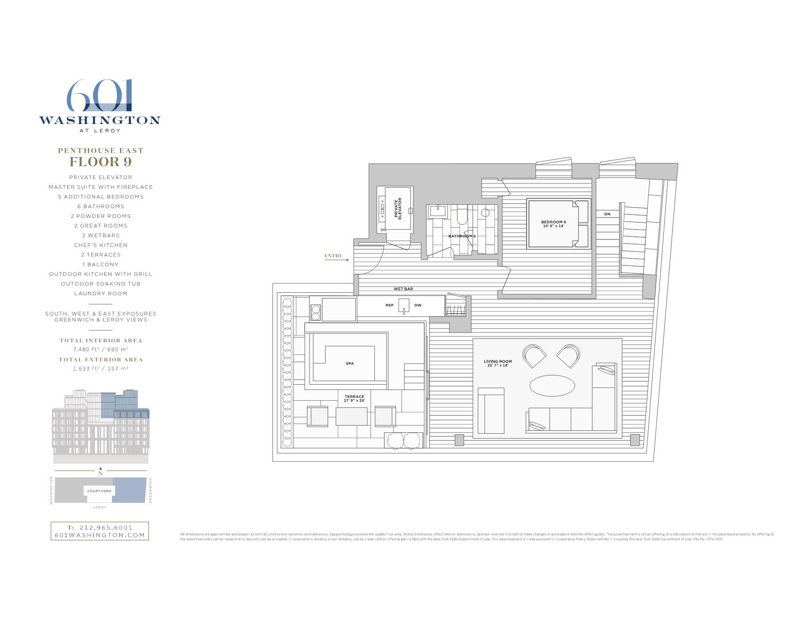 601 Washington Street, Unit PHE Manhattan, NY 10014 - Photo 16 of 16