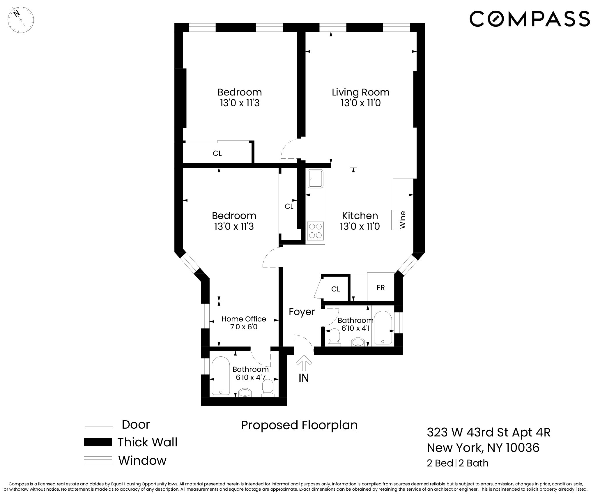 323 West 43rd Street, Unit 4R Manhattan, NY 10036 - Photo 14 of 14 unknown