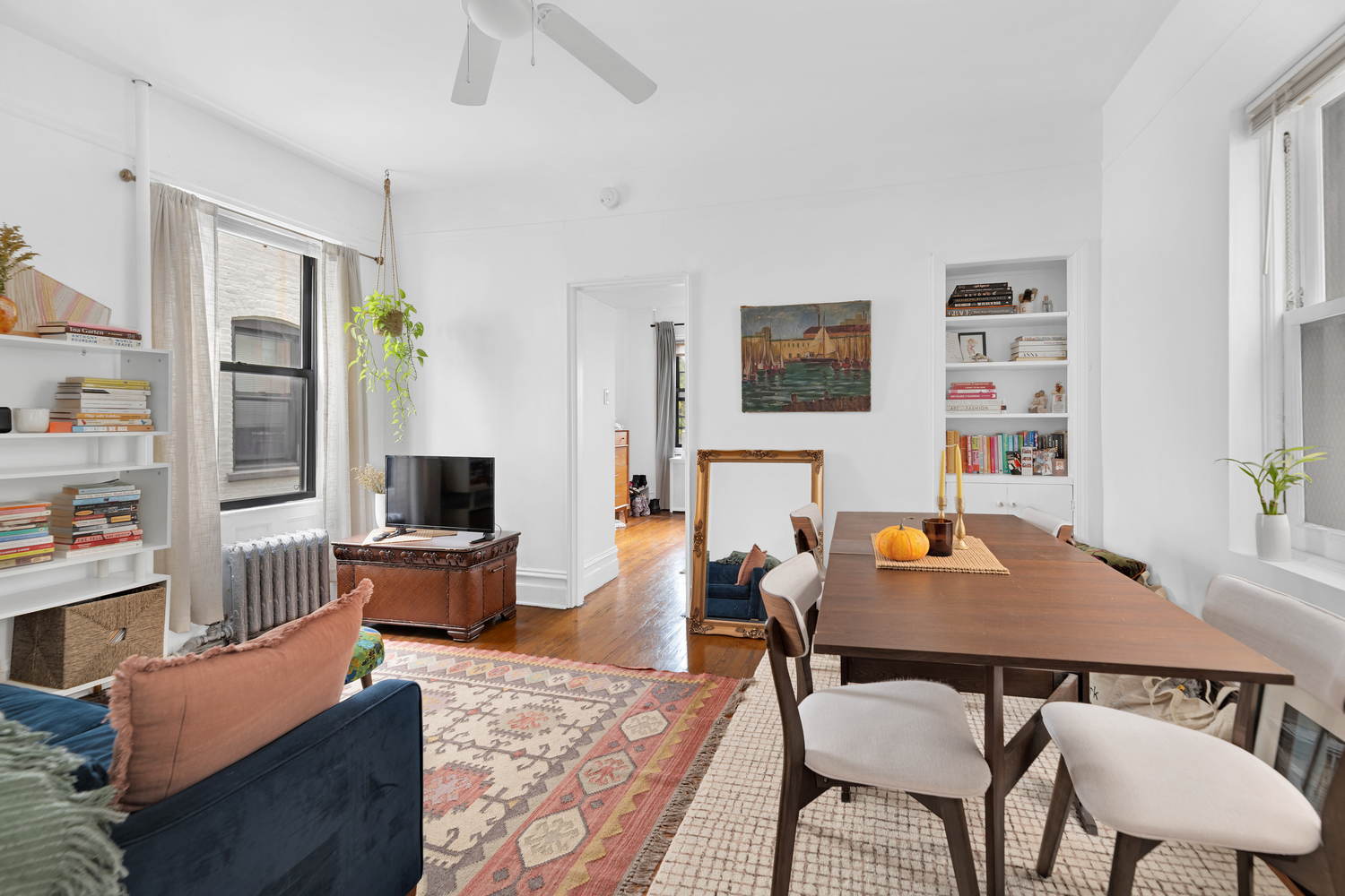 571 8th Street Brooklyn, NY 11215 - Photo 5 of 13 a view of a livingroom with furniture and a flat screen tv