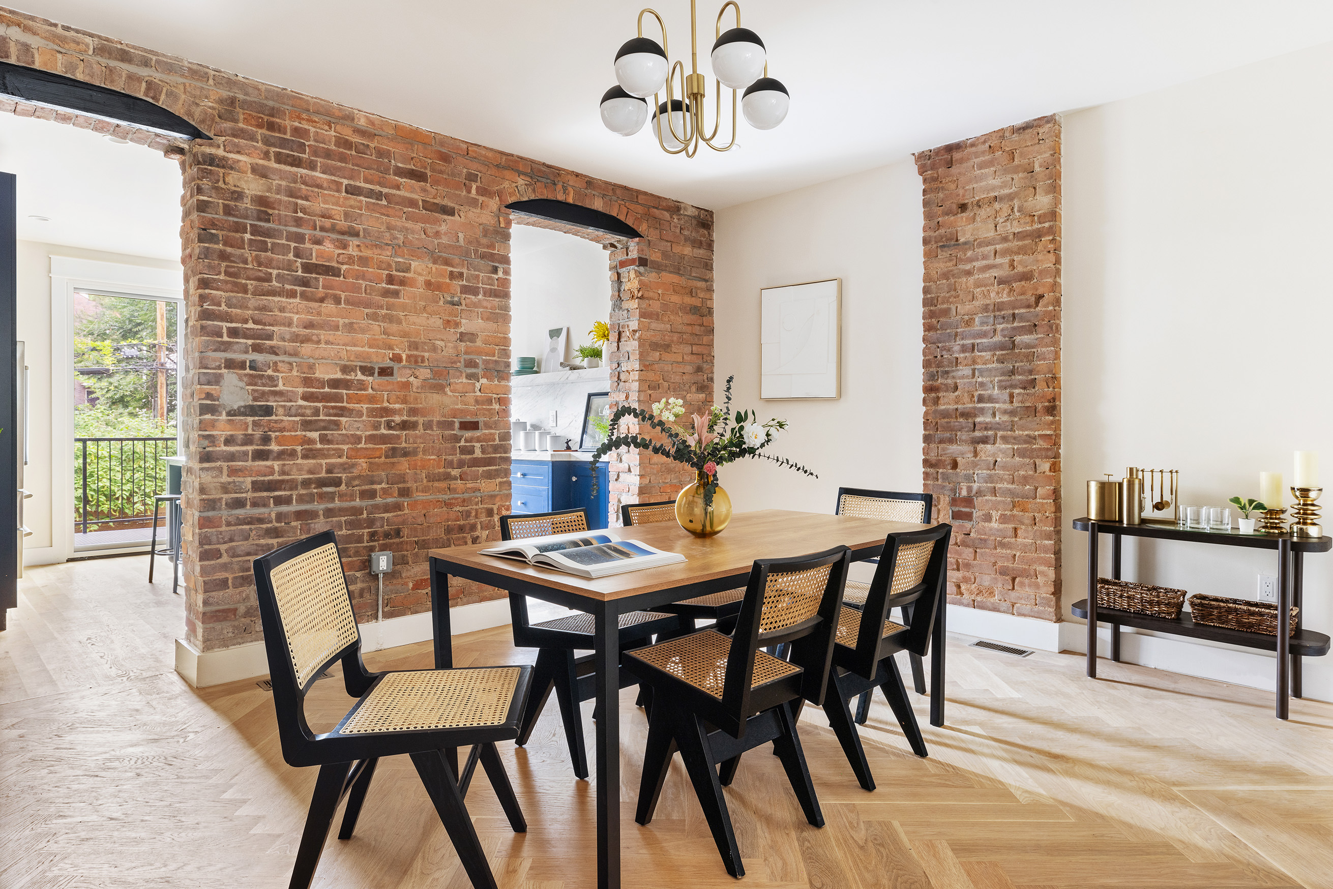 167 Putnam Avenue, Unit MF Brooklyn, NY 11216 - Photo 4 of 19 a view of a dining room with furniture window and wooden floor