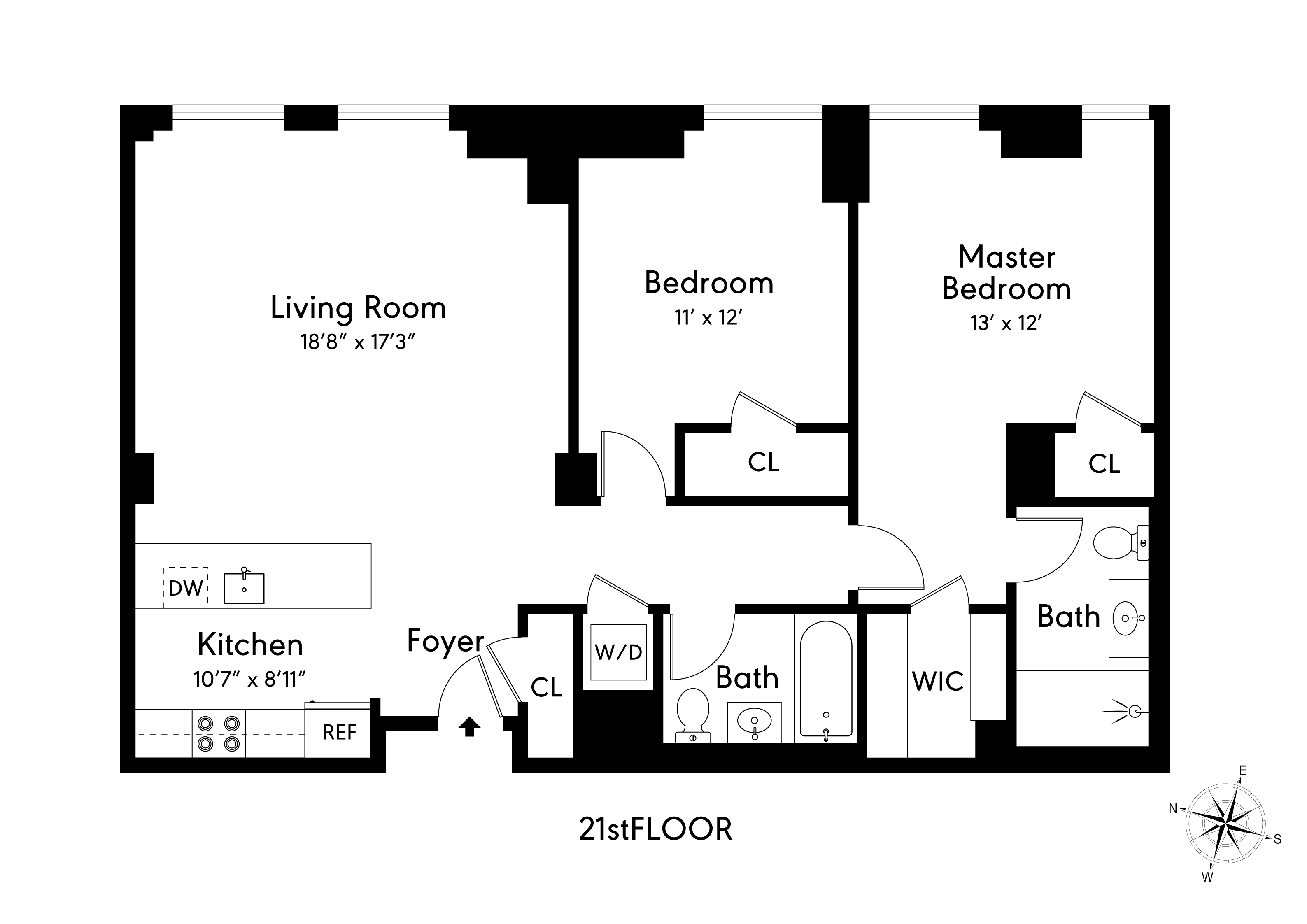 1 Hanson Place, Unit 21C Brooklyn, NY 11243 - Photo 15 of 15 Gallery Image 15