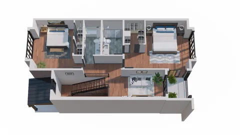 a view of living room with furniture and floor to ceiling window