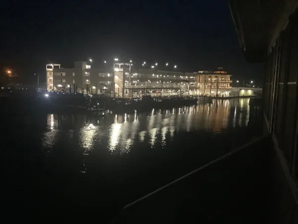 a view of ocean from a balcony