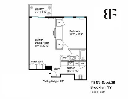 $750,000 | 418 17th Street, Unit 2B | Park Slope