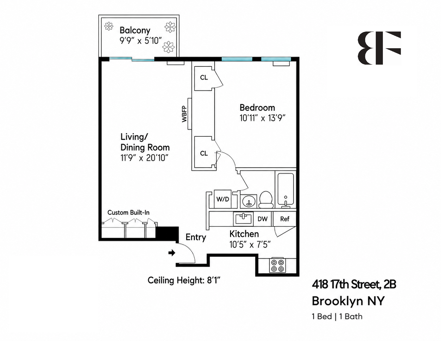 418 17th Street, Unit 2B Brooklyn, NY 11215 - Photo 8 of 8
