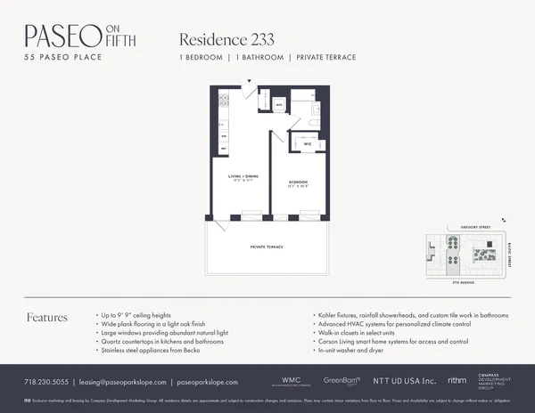 $5,450 | 55 Paseo Place, Unit 233 | Park Slope