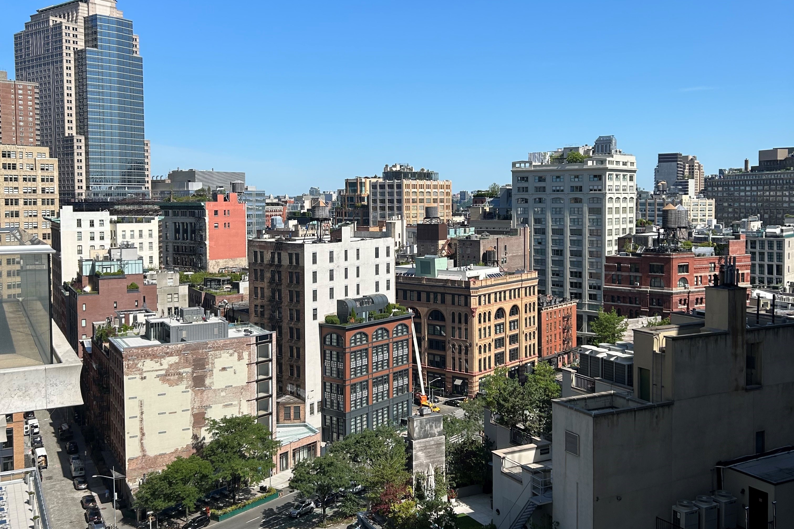 56 Leonard Street, Unit 14BEAST Manhattan, NY 10013 - Photo 8 of 35 a view of a city with tall buildings