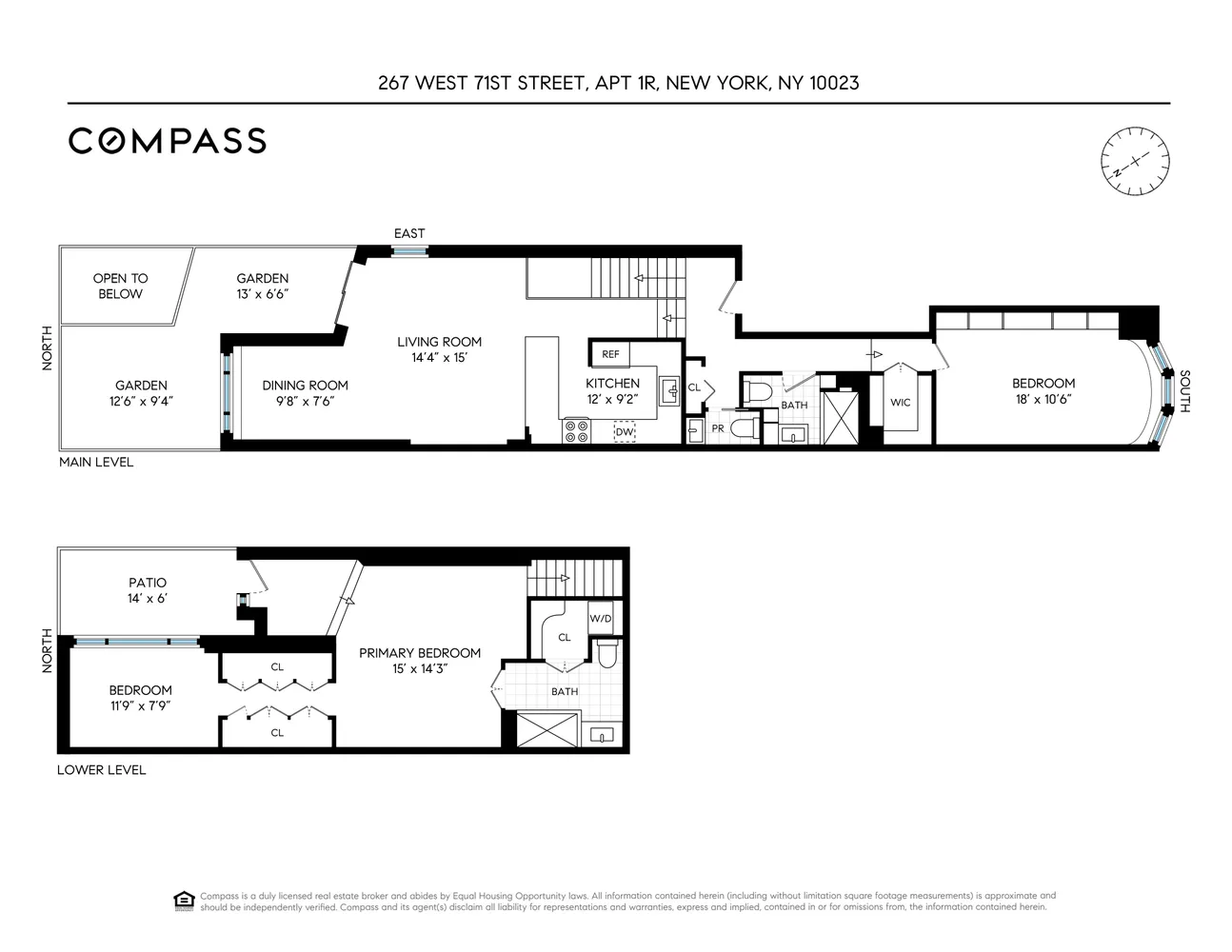 $13,500 | 267 West 71st Street, Unit 1R | Upper West Side