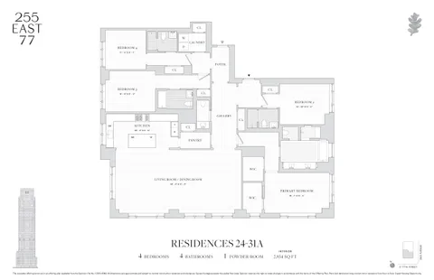 $8,725,000 | 255 East 77th Street, Unit 26A | Upper East Side