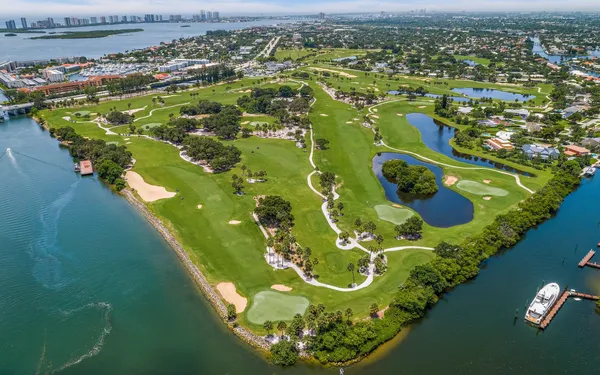 an aerial view of a residential houses with outdoor space