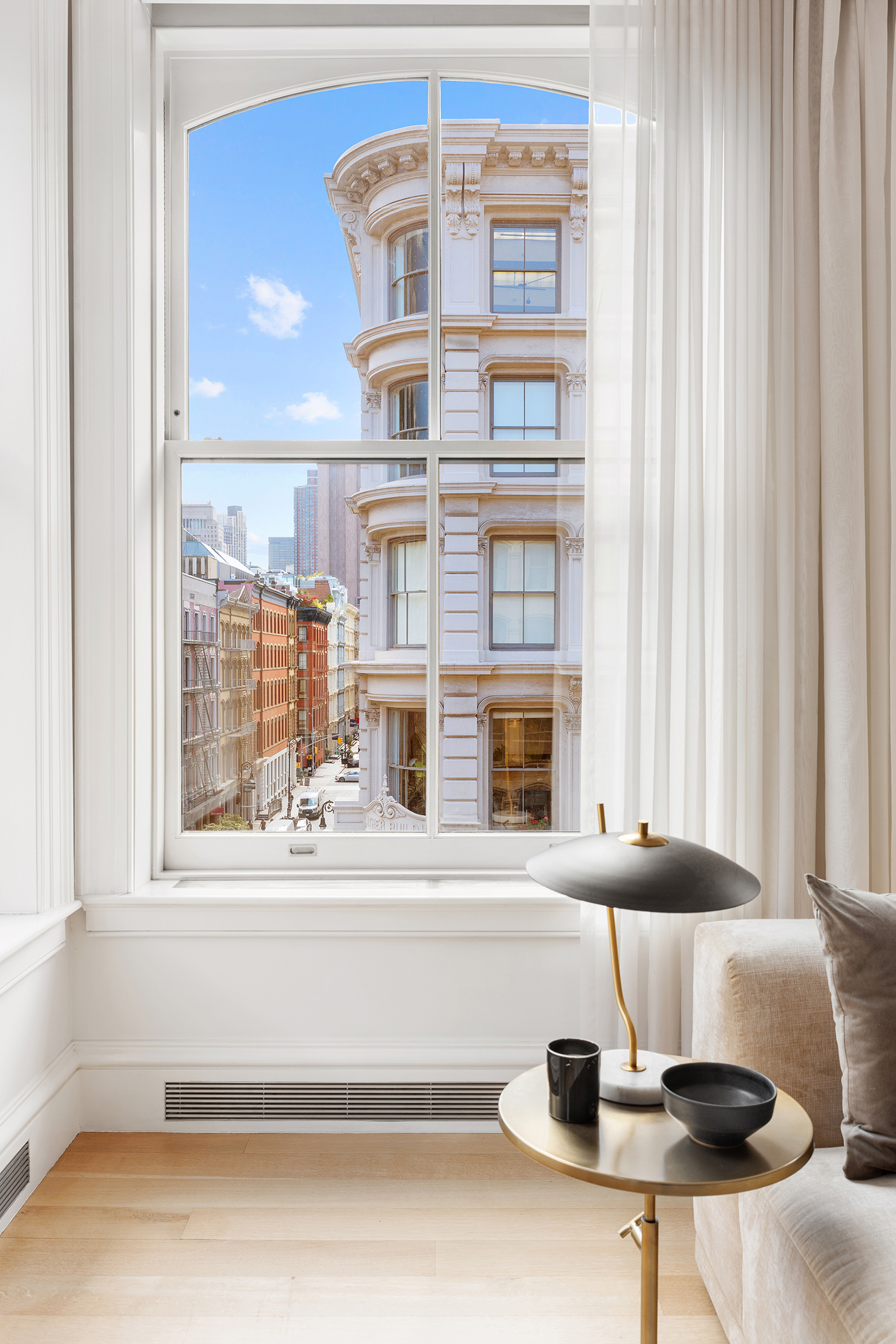 470 Broome Street, Unit 4S Manhattan, NY 10013 - Photo 8 of 14 a close view of dining table with chairs