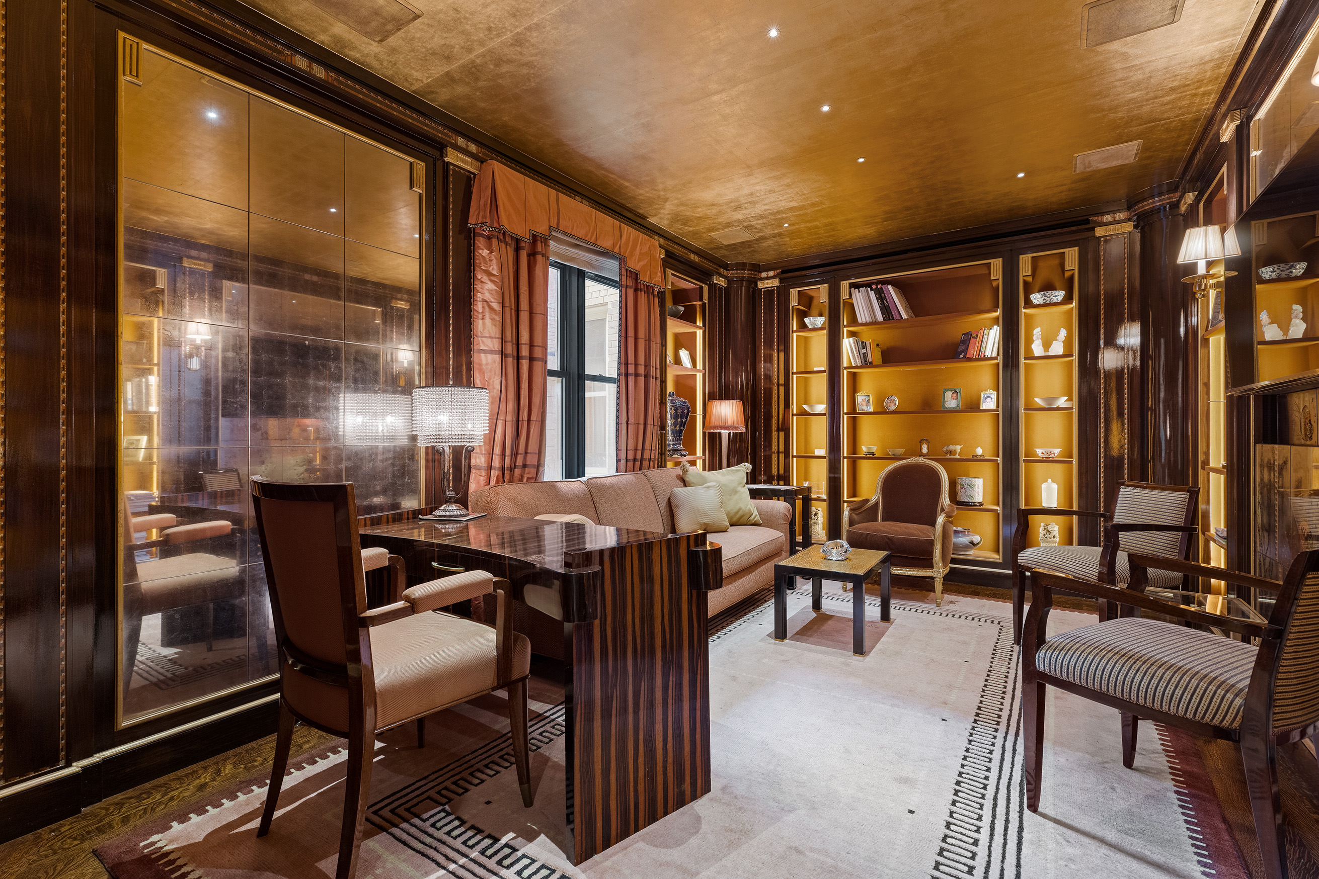 15 West 81st Street, Unit 2D Manhattan, NY 10024 - Photo 12 of 31 a dining room with furniture and large windows
