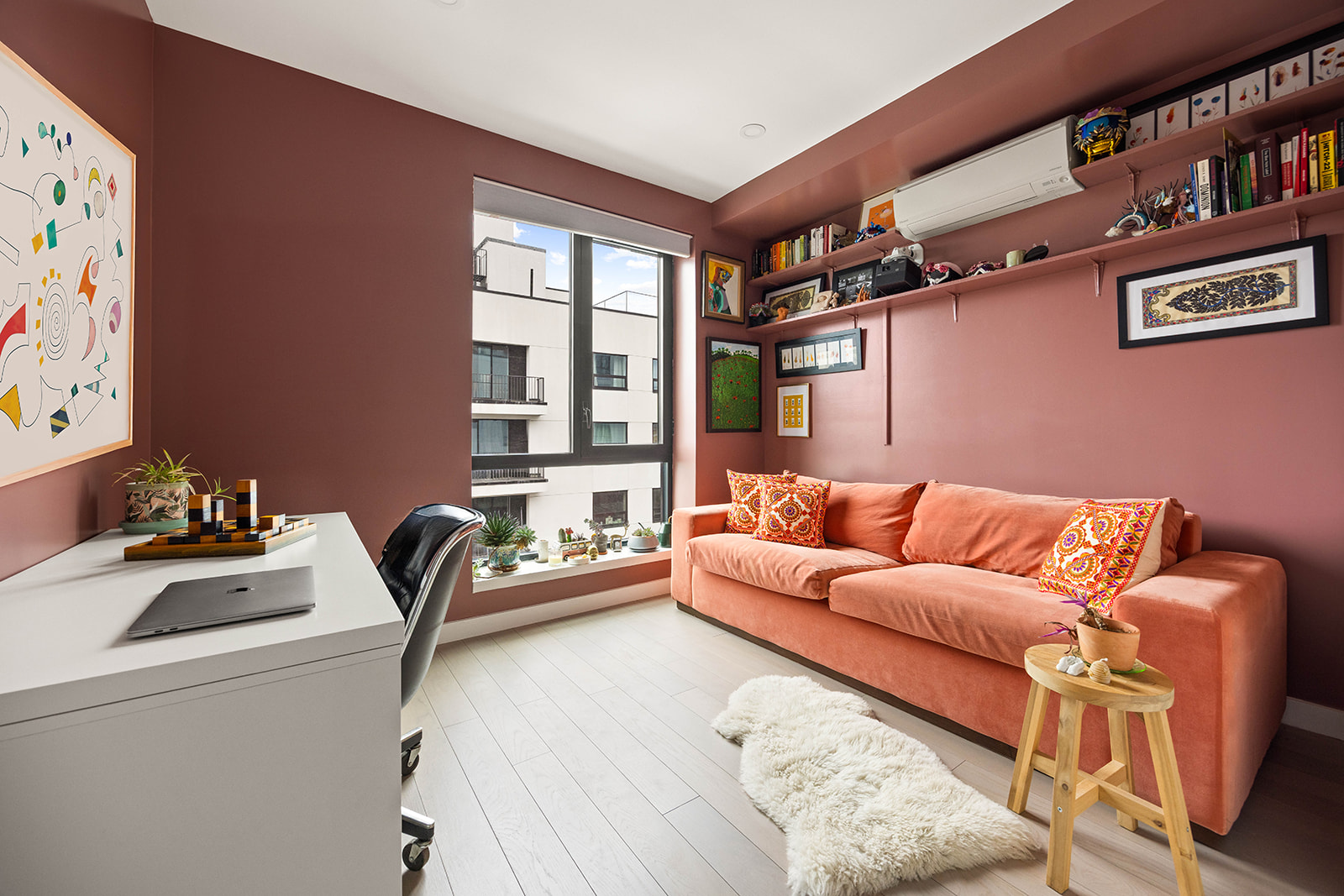 511 Evergreen Avenue, Unit 3D Brooklyn, NY 11221 - Photo 4 of 8 a living room with furniture a rug and a window