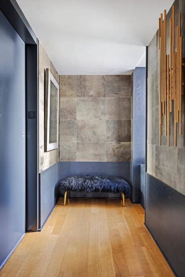 a bathroom with bathtub and shower