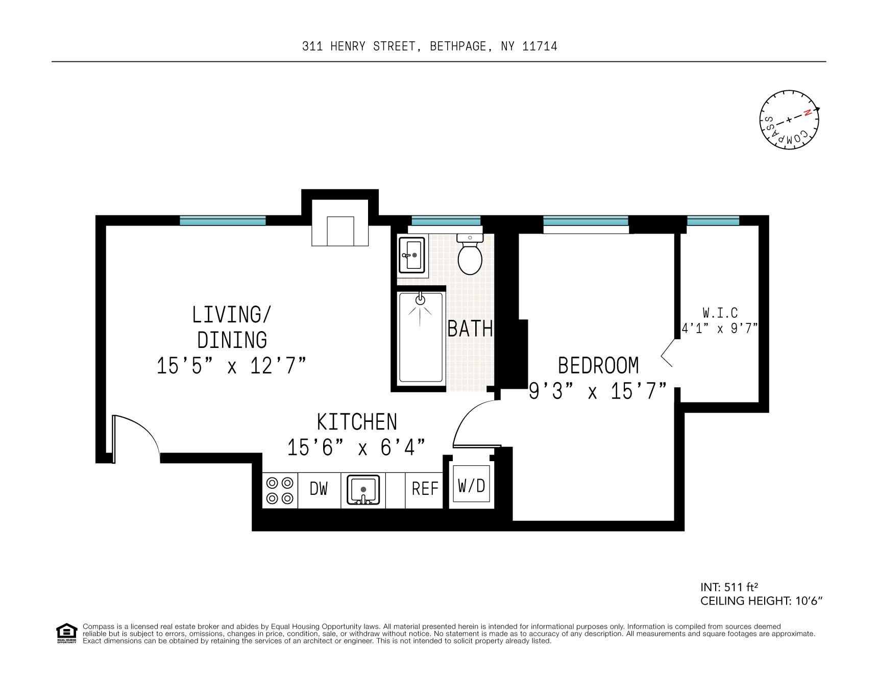 311 Henry Street, Unit 1 Brooklyn, NY 11201 - Photo 7 of 7 a picture of a floor plan