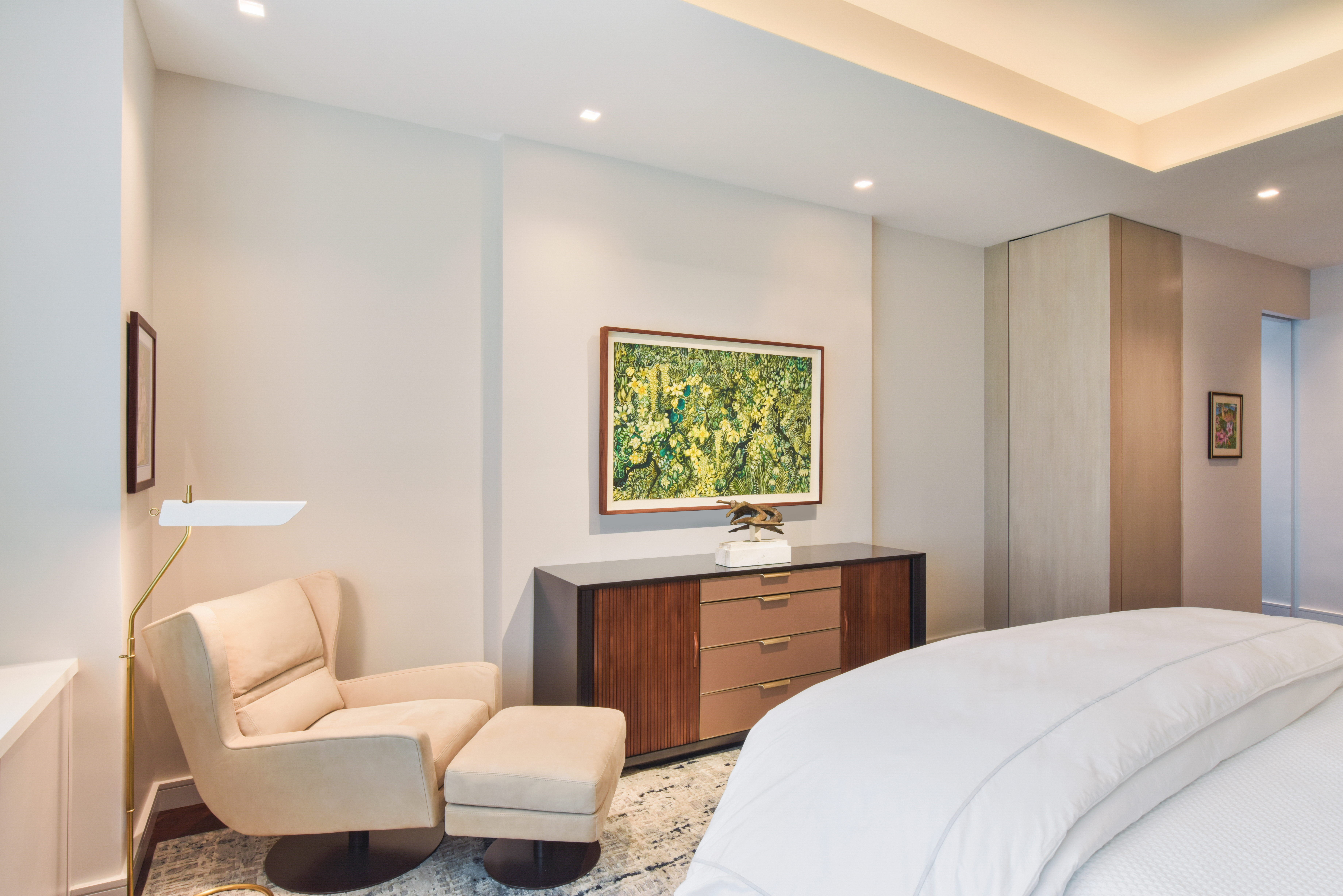 100 Morton Street, Unit 7EW Manhattan, NY 10014 - Photo 10 of 21 a bedroom with a bed and a chair